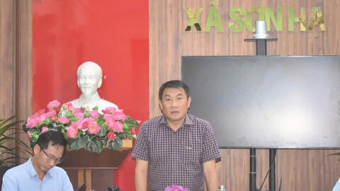 Ban Chỉ huy phòng, chống thiên tai và tìm kiếm cứu nạn xã họp triển khai phương án ứng phó thiên tai và tìm kiếm cứu nạn năm 2025.