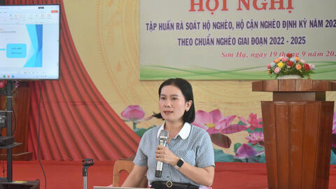 Tập huấn rà soát hộ nghèo, hộ cận nghèo định kỳ năm 2025 theo chuẩn nghèo giai đoạn 2022 - 2025.