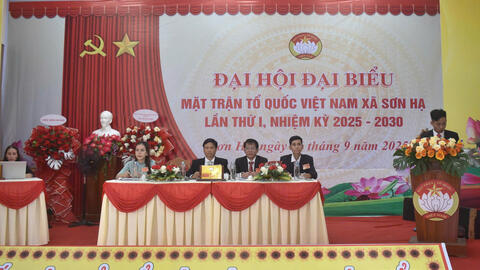 Đại hội đại biểu Mặt trận Tổ quốc Việt Nam xã Sơn Hạ thành công tốt đẹp.
