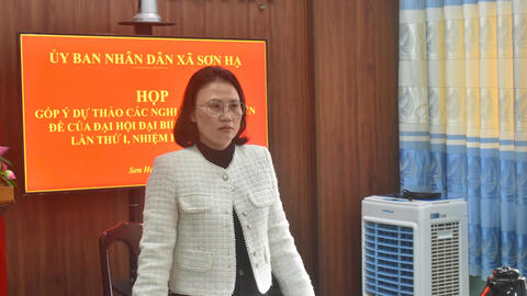 Họp thông qua dự thảo các Nghị quyết chuyên đề Đại hội đại biểu Đảng bộ xã lần thứ I, nhiệm kỳ 2025-2030.