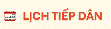 Lịch tiếp dân